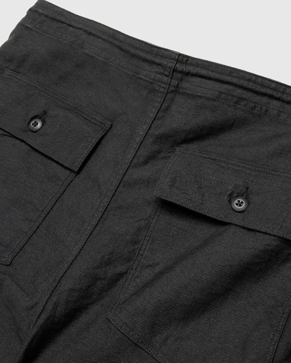 Bukser>Needles String Fatigue Pant Back Sateen Black