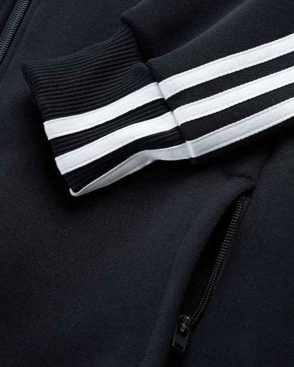 Overtøj>Y-3 3 Stripes Track Top Sort/Hvid