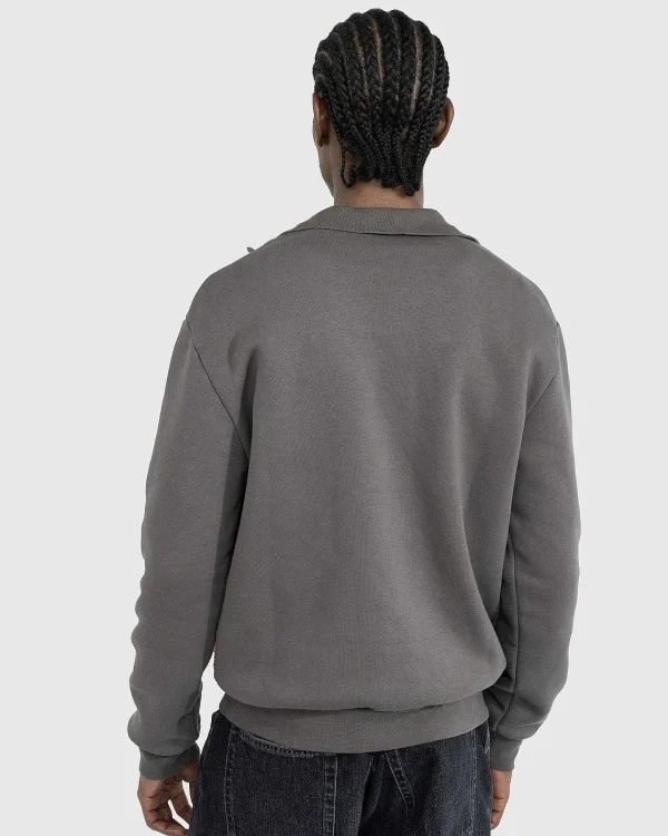 Sveder>Acne Studios Sweater Med Lynlas Mud Grey