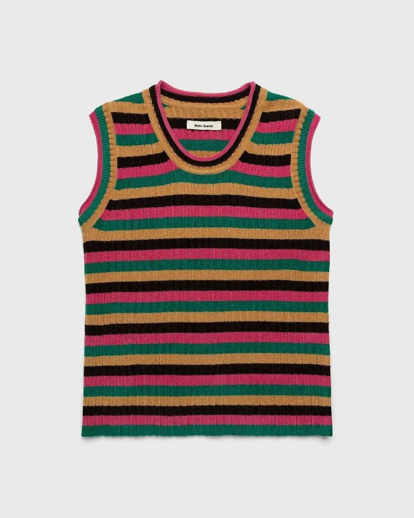 Strik>Wales Bonner Swing Stripe Strik Vest Multi