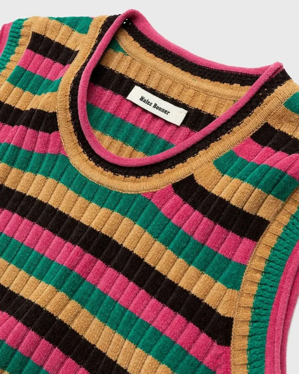 Strik>Wales Bonner Swing Stripe Strik Vest Multi