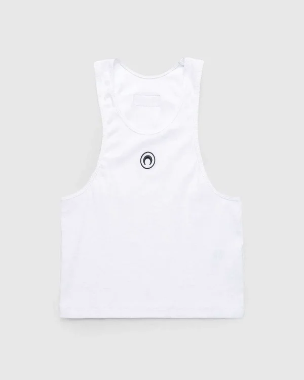 T-Shirts>Marine Serre Tanktop I Okologisk Bomuld Hvid