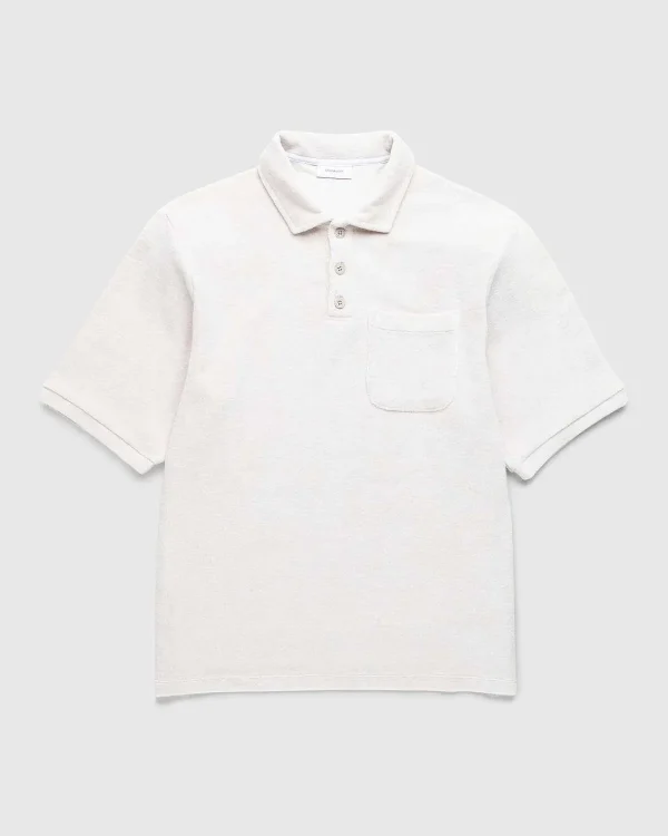 T-Shirts>Saintwoods Terry Cotton Polo Lysegra