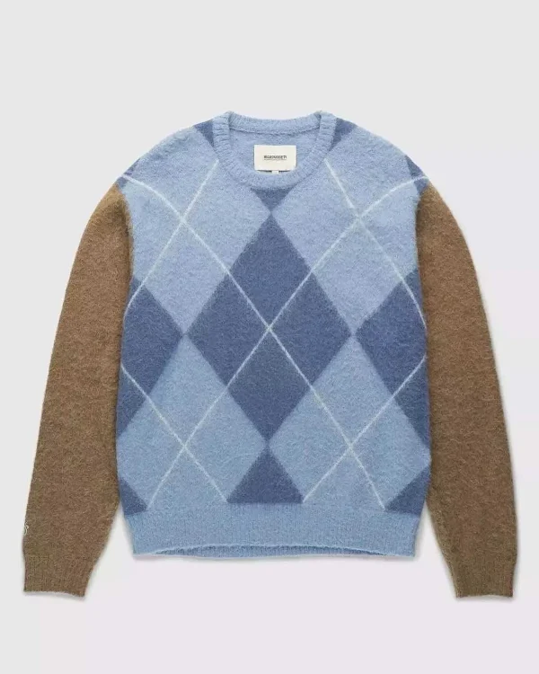 Strik>Highsnobiety Tjek Alpaca Sweater Multi Blue