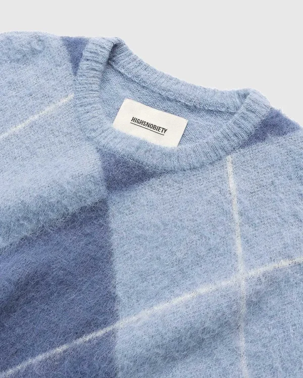 Strik>Highsnobiety Tjek Alpaca Sweater Multi Blue