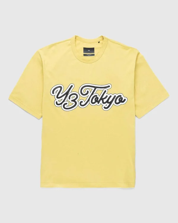 T-Shirts>Y-3 Tokyo T-Shirt Blanch Yellow