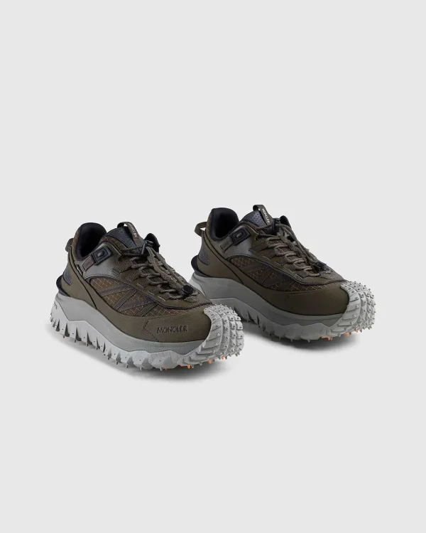 Vandre Sneakers>Moncler Trailgrip Gtx Low-Top Sneakers Khaki/Gra