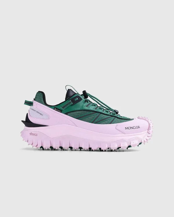 Sneakers>Moncler Trailgrip Gtx Low-Top Sneakers Gron/Pink