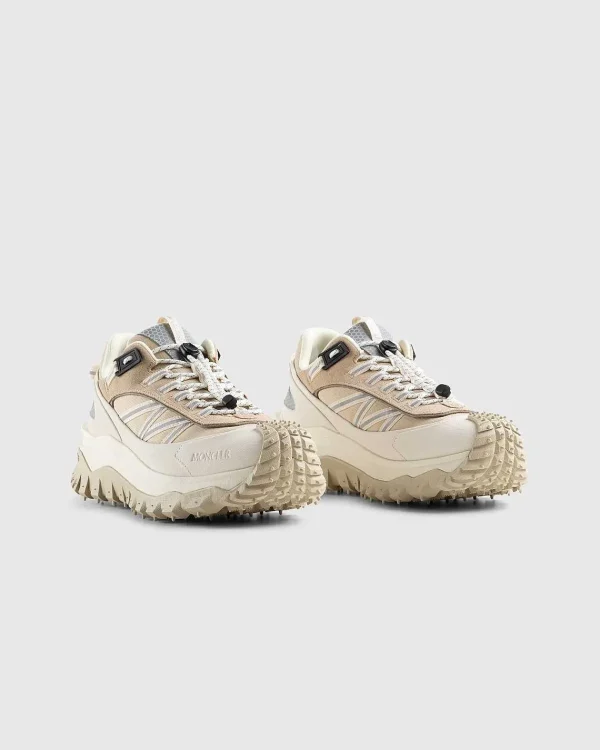 Sneakers>Moncler Trailgrip Low Top Sneakers Beige