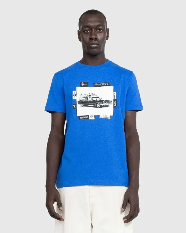 T-Shirts>A.P.C. T-Shirt Jo Blue