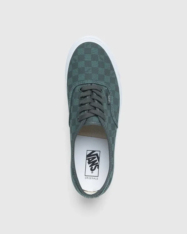 Sneakers>Vans Ua Og Authentic Lx Vault Checkerboard Green