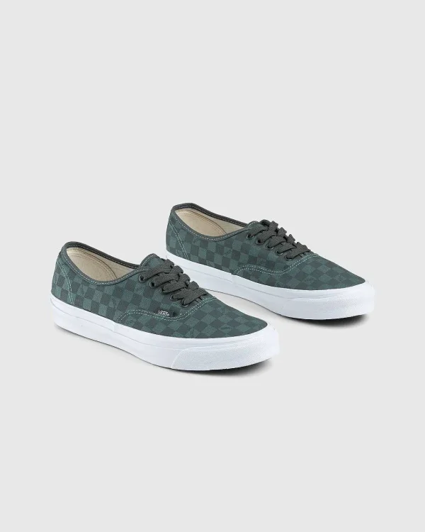 Sneakers>Vans Ua Og Authentic Lx Vault Checkerboard Green