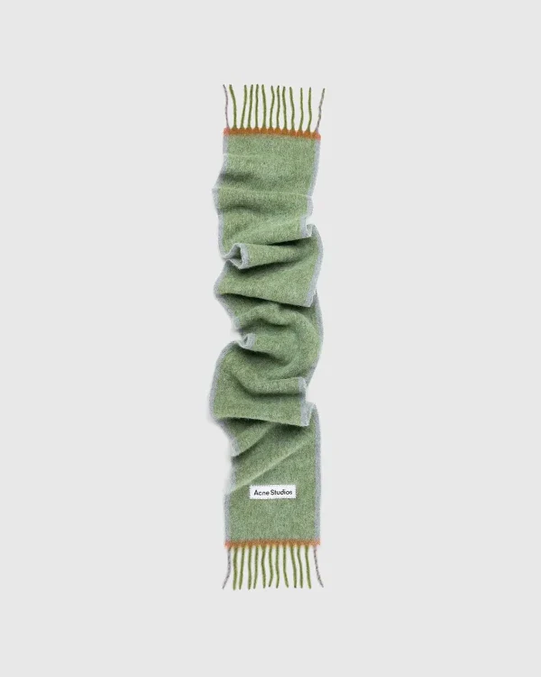 Vinter Tilbehør>Acne Studios Uld Mohair Torklaede Graesgron