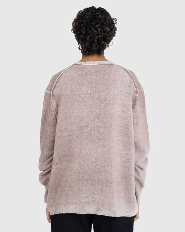 Strik>Acne Studios Uld V-Hals Sweater Brun