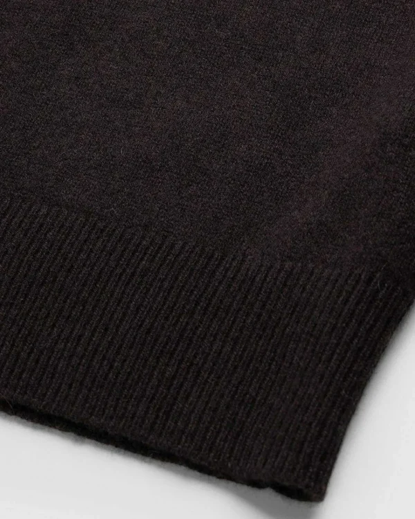 Strik>Acne Studios Uld V-Hals Sweater Brun