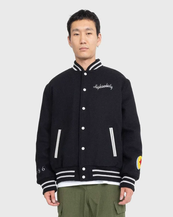 Overtøj>Highsnobiety Varsity Jakke Sort