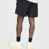 Shorts>Auralee Vasket Bomuld Nylon Vejr Easy Shorts Sort