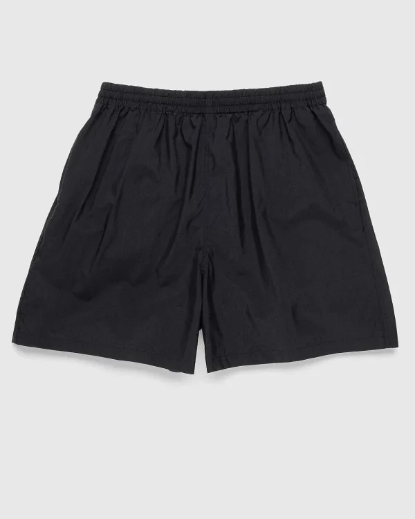 Shorts>Auralee Vasket Bomuld Nylon Vejr Easy Shorts Sort