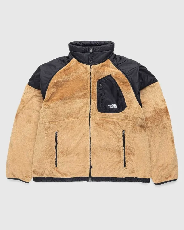 Overtøj>The North Face Versa Velourjakke Mandelsmor/Tnf Sort