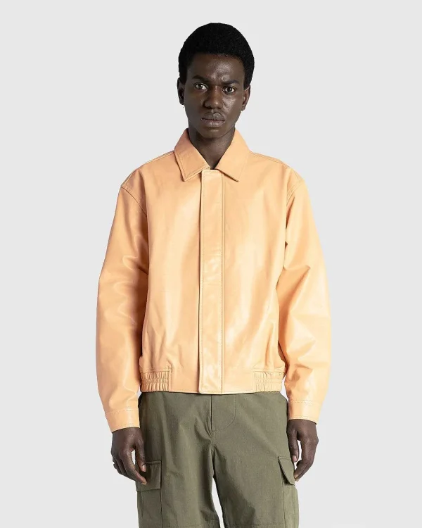 Overtøj>Highsnobiety HS05 Voksbehandlet Laeder Bomber Sand