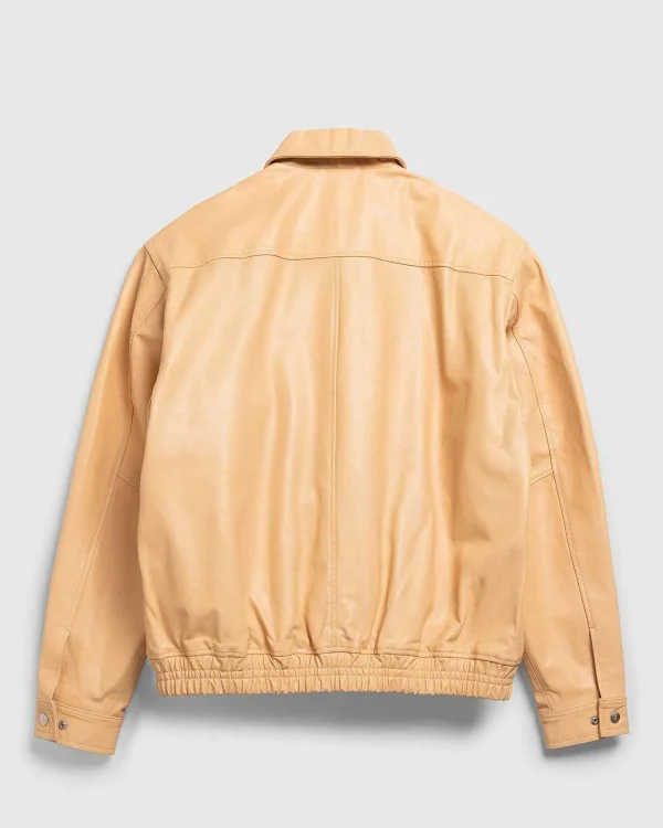 Overtøj>Highsnobiety HS05 Voksbehandlet Laeder Bomber Sand