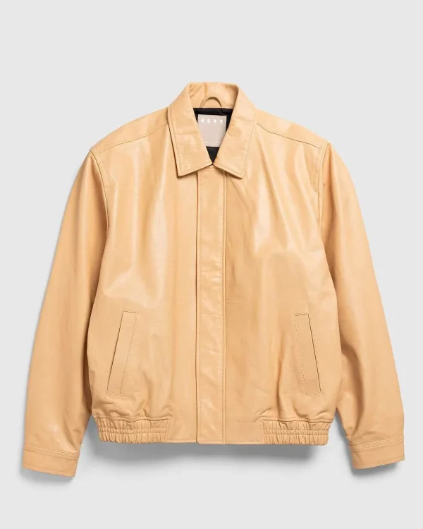 Overtøj>Highsnobiety HS05 Voksbehandlet Laeder Bomber Sand