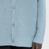 Strik>Acne Studios Wool Blend Cardigan Mineral Blue