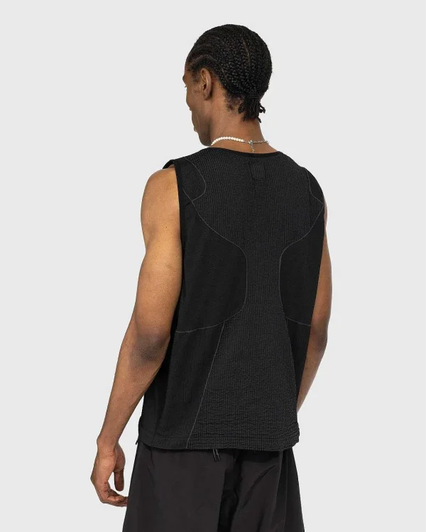 T-Shirts>_J.L-A.L_ Yovchev Strikket Vest Sort/Gra